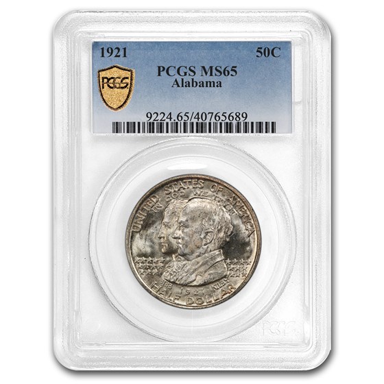 1921 Alabama Centennial Commemorative Half MS-65 PCGS 1921 Alabama Centennial Commemorative Half MS-65 PCGS
